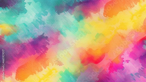 Stretched  watercolor-like abstract  vibrant background with copyspace background