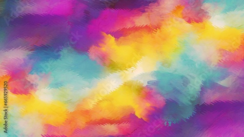 Stretched, watercolor-like abstract, vibrant background with copyspace background