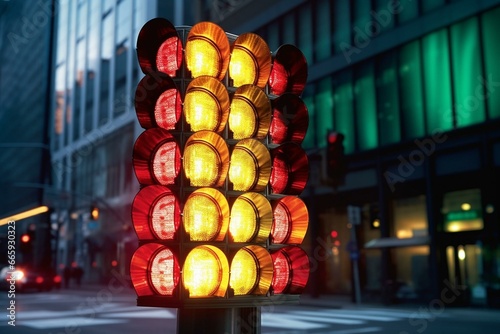 a city traffic light. Generative AI