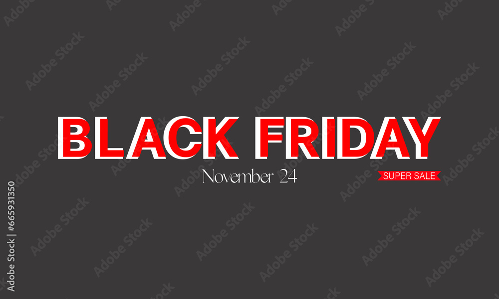 Black Friday Shopping Discount Deals, Savings, and Crowded Stores banner. Vector template for background, banner, card, poster design.