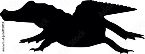 crocodile silhouette