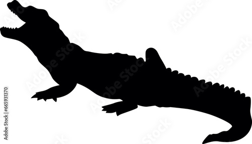 crocodile silhouette