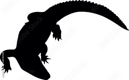 crocodile silhouette