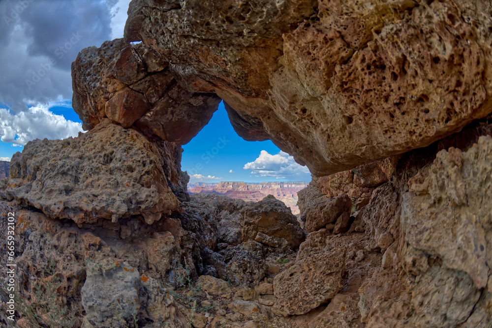 Rock Arch below Lipan Point AZ