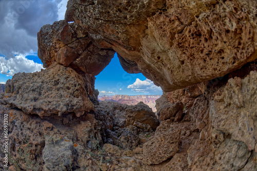Rock Arch below Lipan Point AZ © Cavan