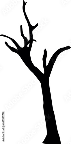 Halloween Tree Silhouette