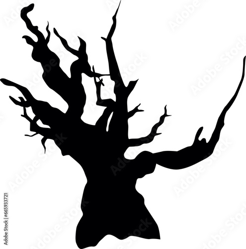 Halloween Tree Silhouette