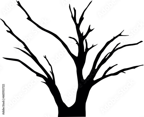 Halloween Tree Silhouette