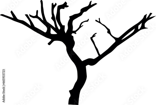 Halloween Tree Silhouette