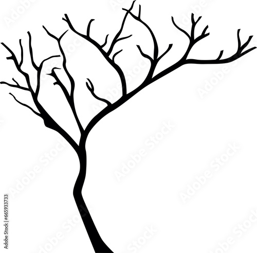 Halloween Tree Silhouette