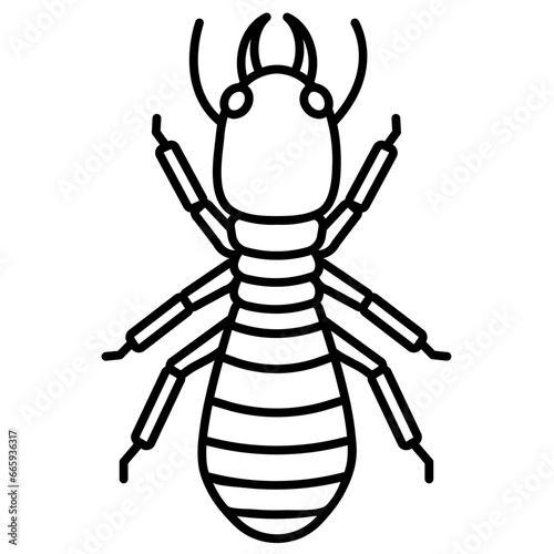 termite line icon