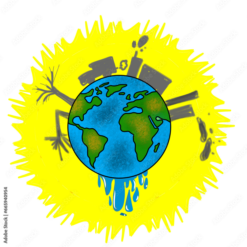 earth and sun global warming