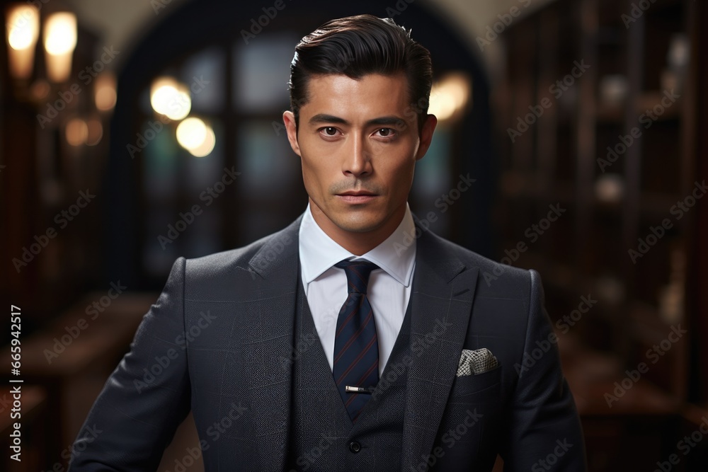 A good looking asian male model A good looking asian male model
