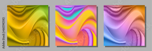 Colorful gradient. Color waves. Template for the title page of a book, brochure or booklet. Background layout for web design, social network, interior and creative ideas