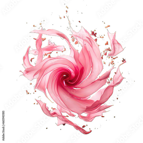 PNG whirlwind Splash pink color photo © Transparent Bundle