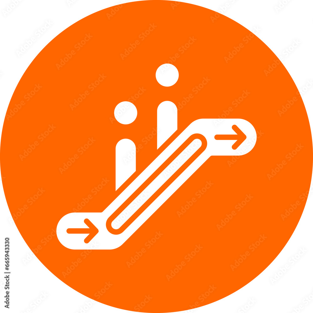 Vector Design Escalator Icon Style Vector Design Escalator Icon Style