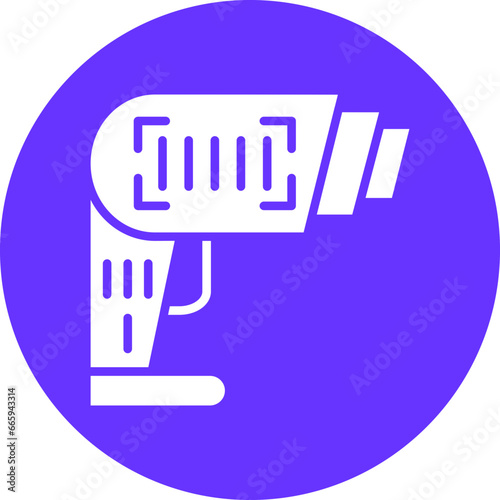 Vector Design Barcode Scanner Icon Style