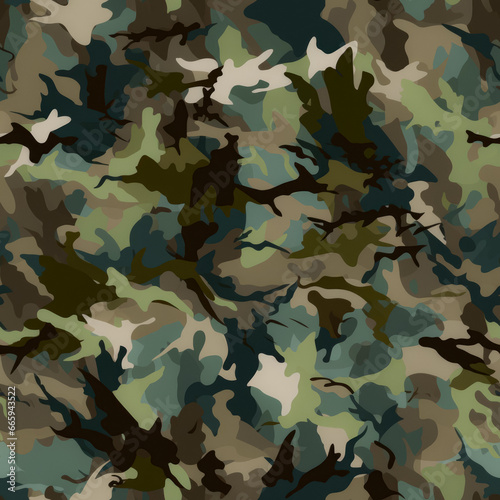Seamless Fill Texture Of Special Camouflage Created Using Artificial Intelligence