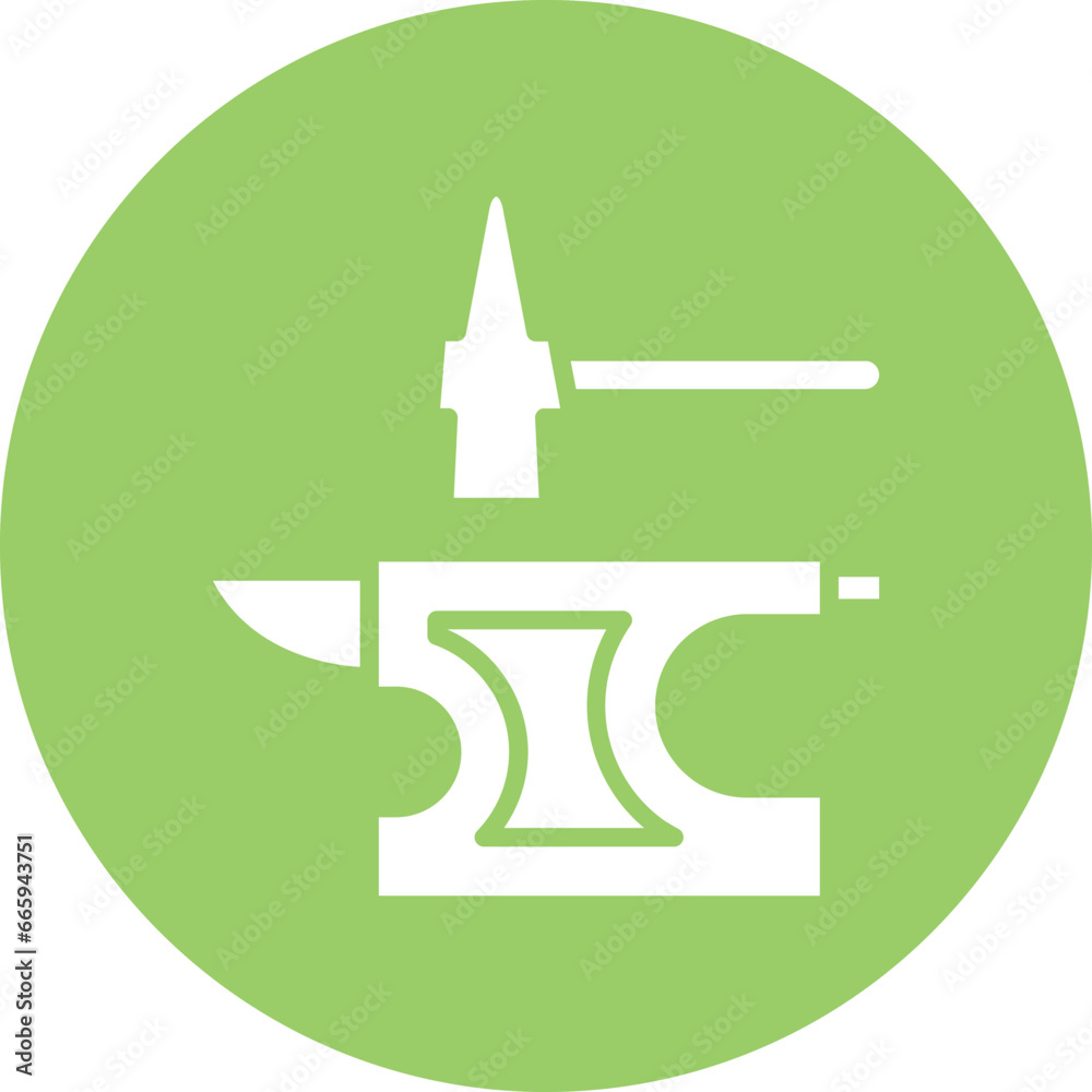 Vector Design Anvil Icon Style Vector Design Anvil Icon Style