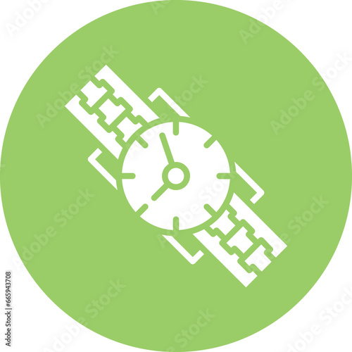 Vector Design Wristwatch Icon Style