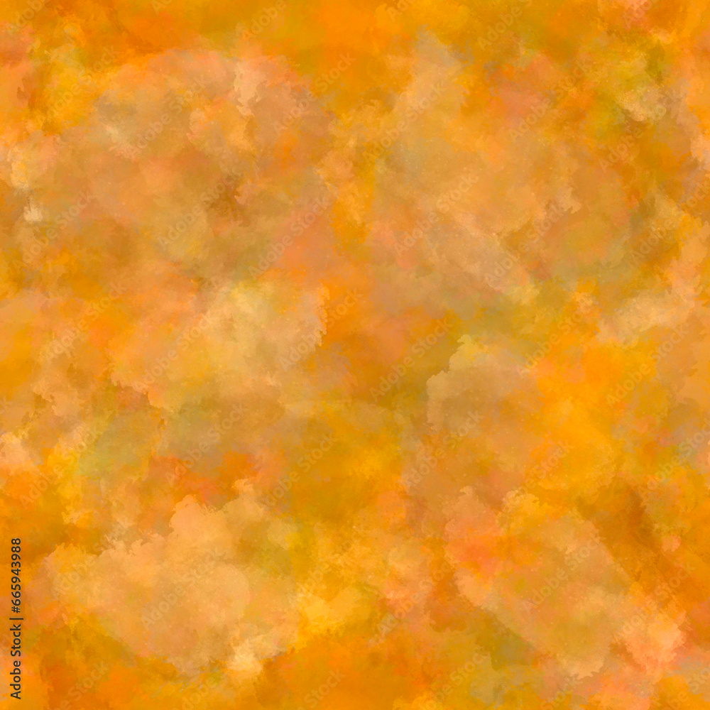Abstract bright yellow orange brown painted layered background Autumn season concept