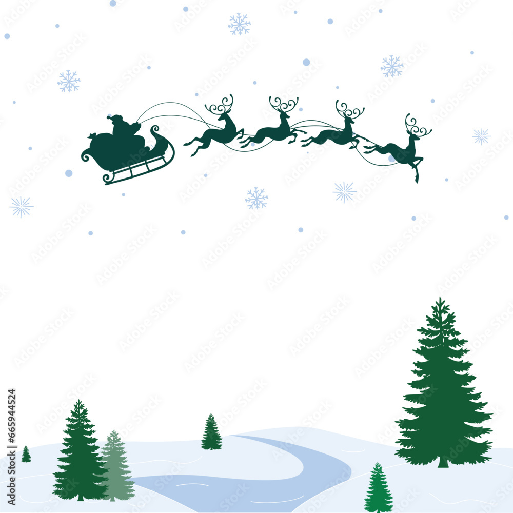 Naklejka premium Christmas background design template