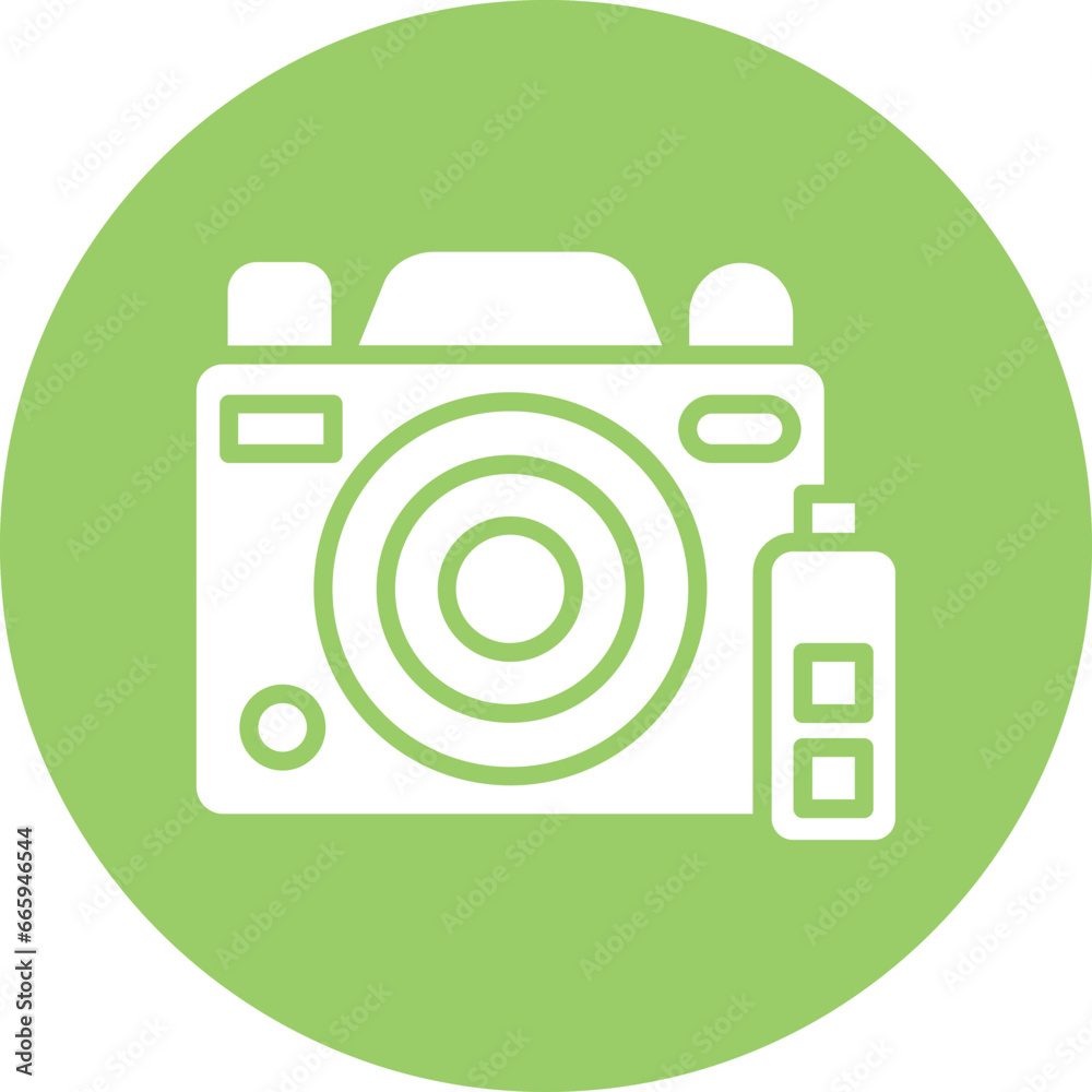 Vector Design Camera Battery Icon Style Vector Design Camera Battery Icon Style