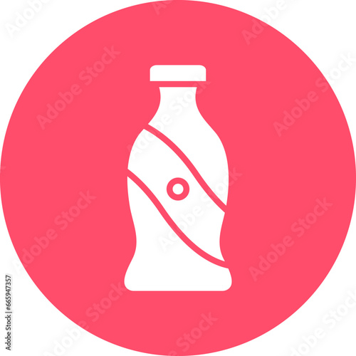 Vector Design Cola Bottle Icon Style