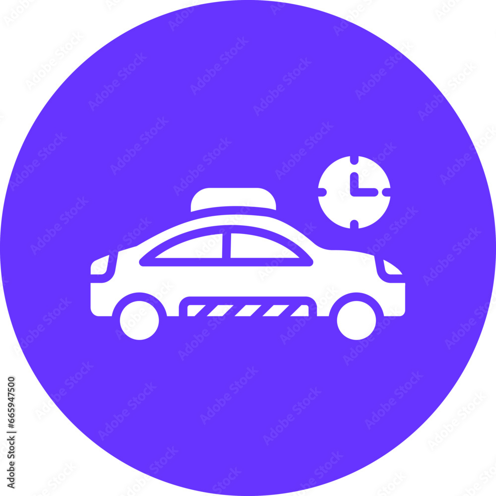 Vector Design Busy Taxi Icon Style Vector Design Busy Taxi Icon Style