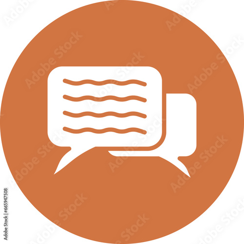 Vector Design Chat Icon Style