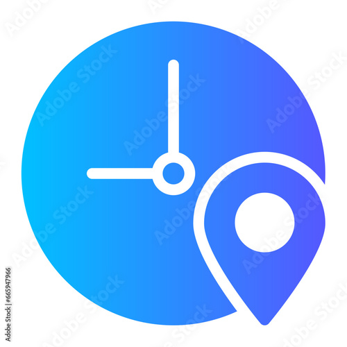 location gradient icon