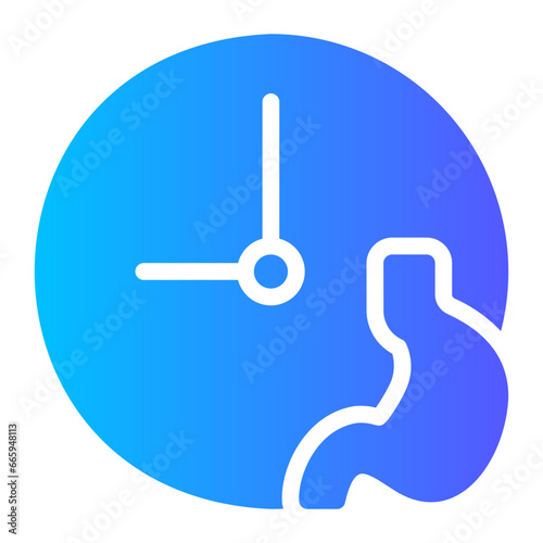 stomach gradient icon