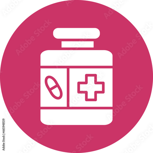 Vector Design Antibiotic Icon Style