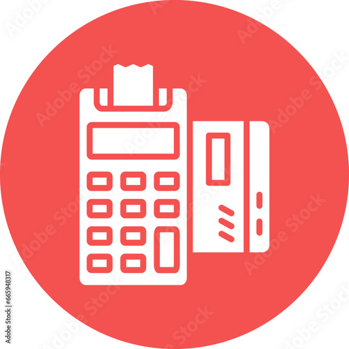 Vector Design Card Machine Icon Style