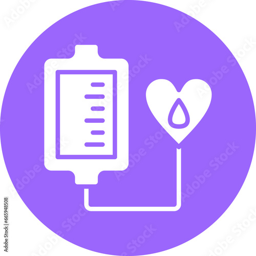 Vector Design Blood Transfusion Icon Style