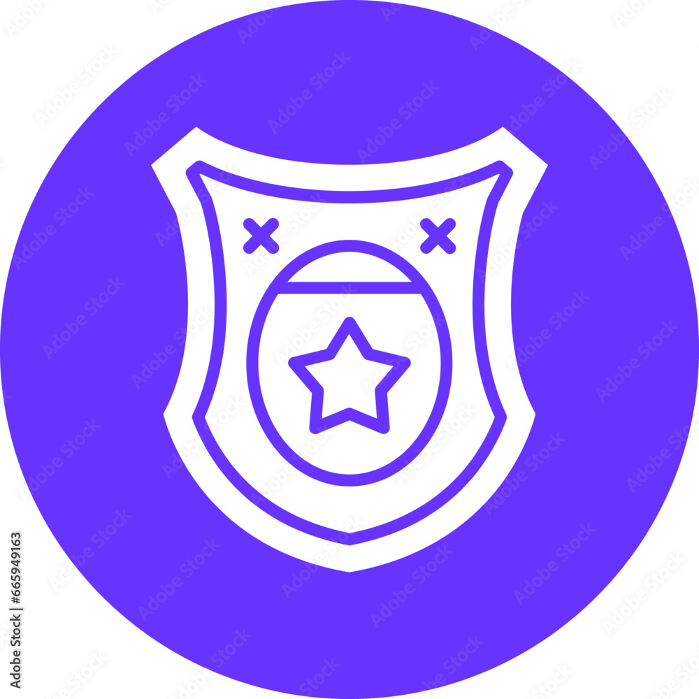 Vector Design Crest Icon Style