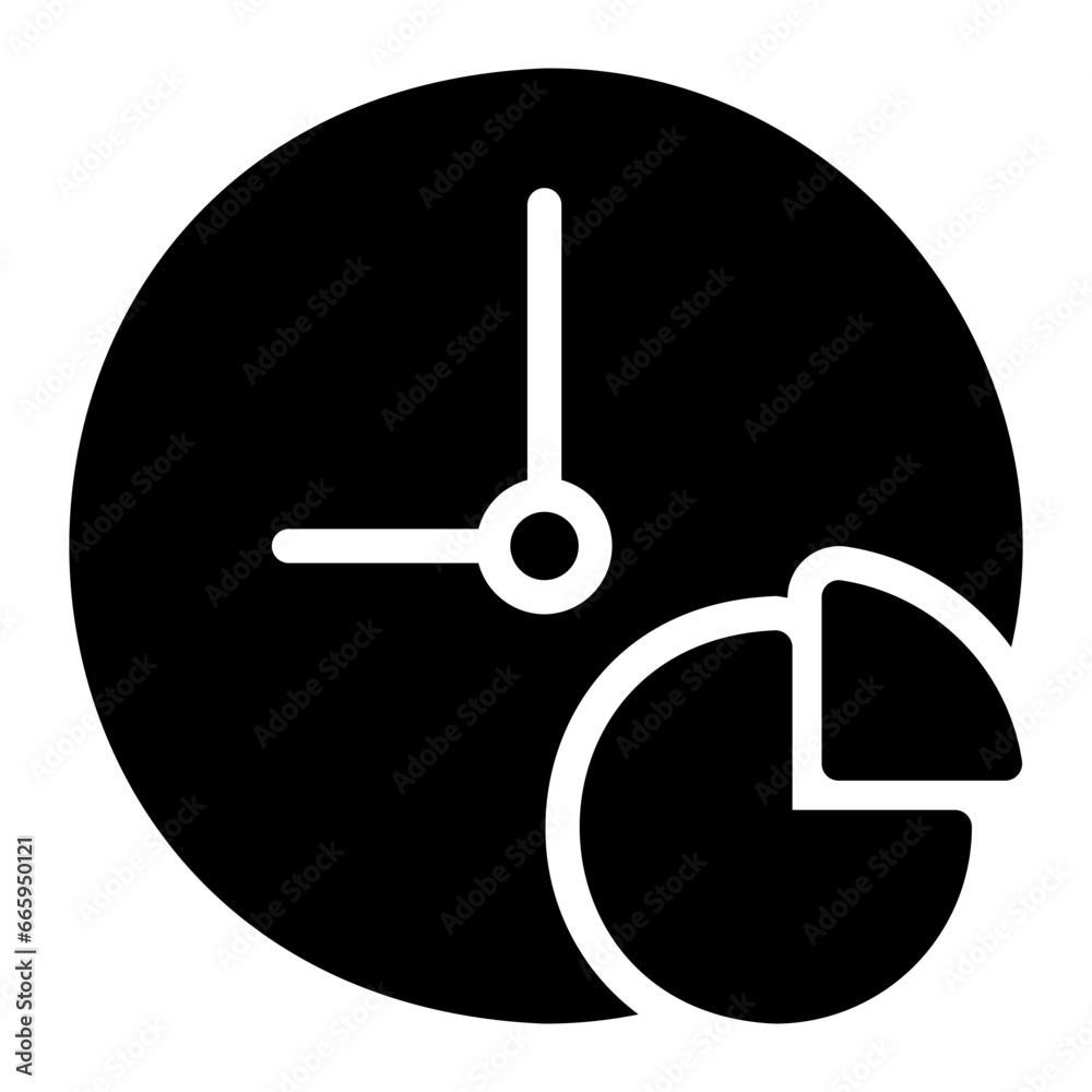 pie chart glyph icon pie chart glyph icon