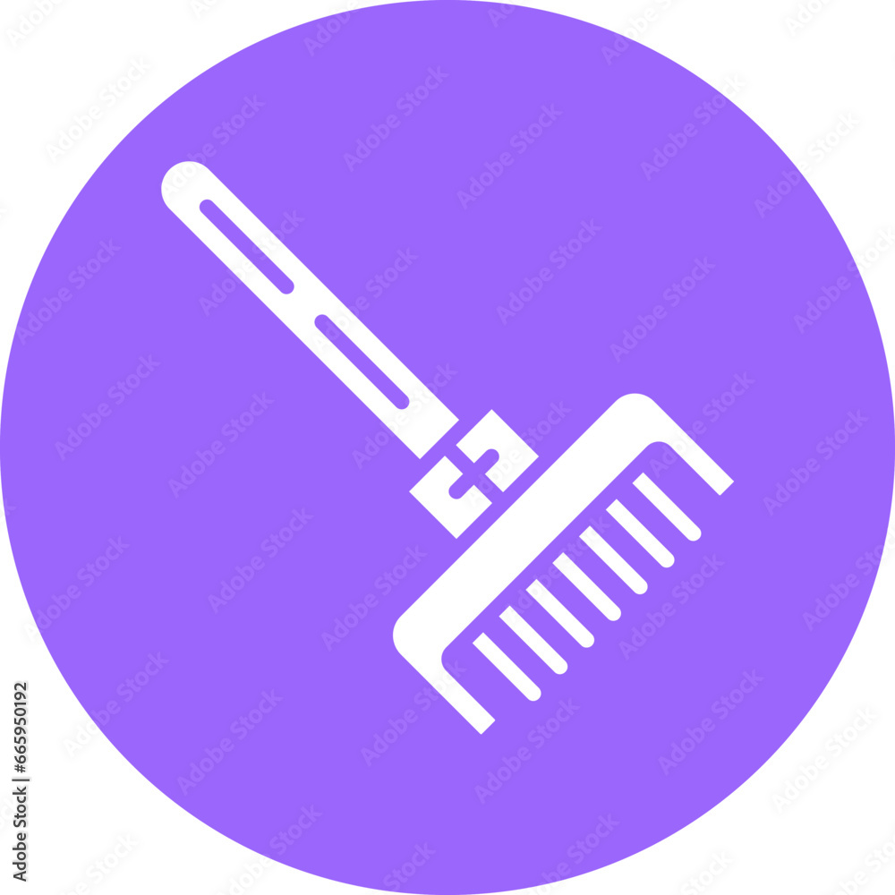 Vector Design Rake Icon Style Vector Design Rake Icon Style