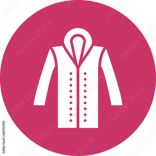 Vector Design Raincoat Icon Style