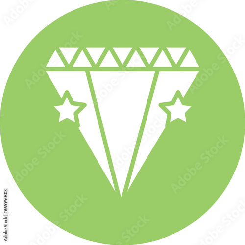 Vector Design Diamonds Icon Style