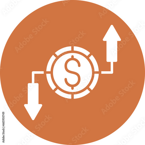 Vector Design Budget Breakdown Icon Style
