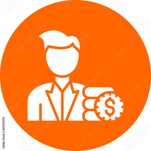 Vector Design Broker Dealer Icon Style