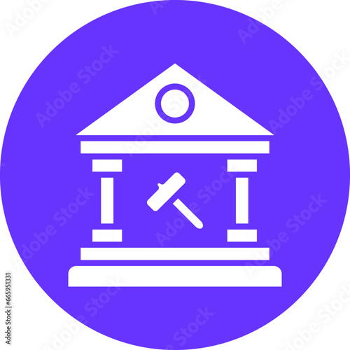 Vector Design Government Auction Icon Style