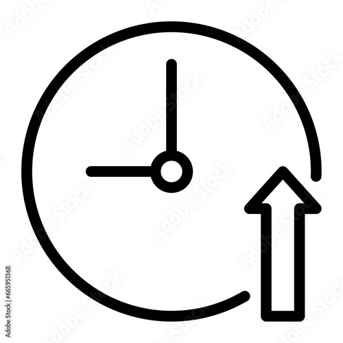arrow line icon