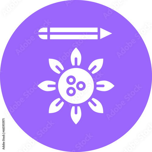 Vector Design Bio Art Icon Style
