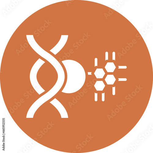 Vector Design Genetic Modification Icon Style