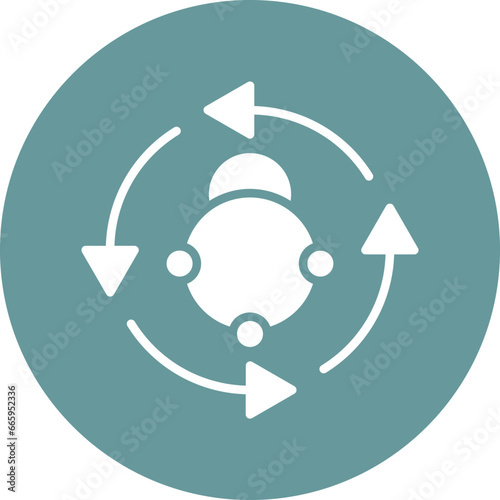 Vector Design Metabolism Icon Style