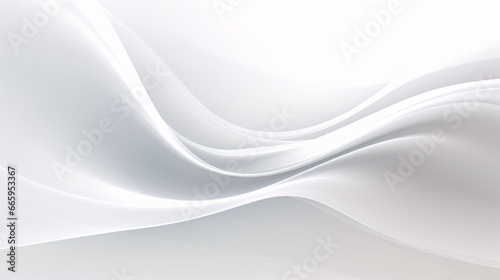 line smooth white abstract background generative ai