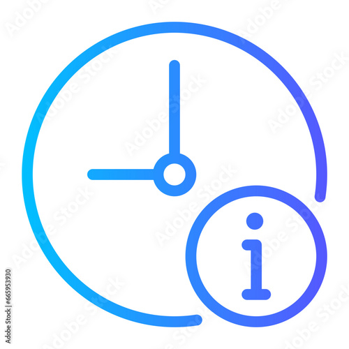 Free Download info gradient icon - GFXLoad