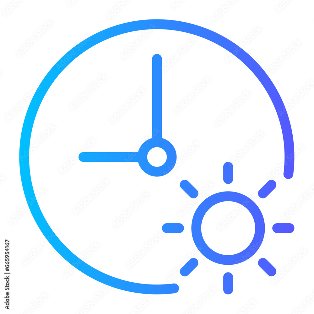 sun gradient icon